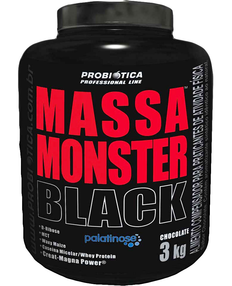 Suplemento do Dia: Massa Monster Black Probiótica