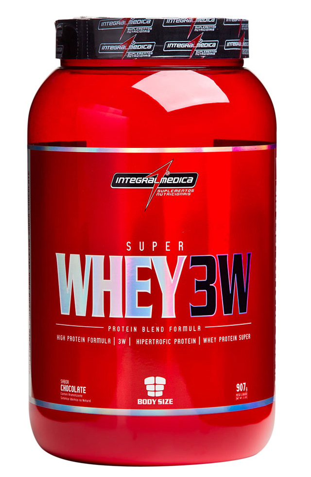 Super Whey 3W auxilia no ganho de massa muscular!