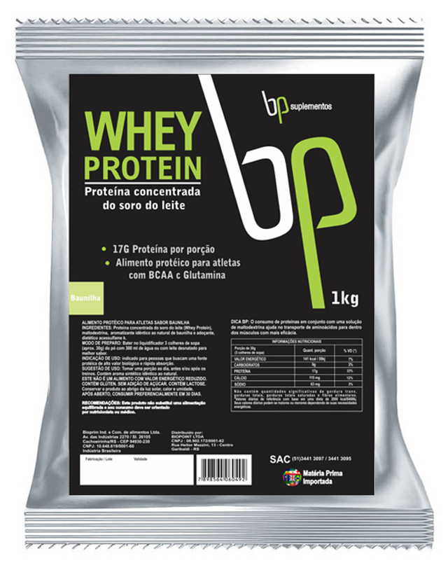 Conheça o Whey Protein Refil BP Suplementos
