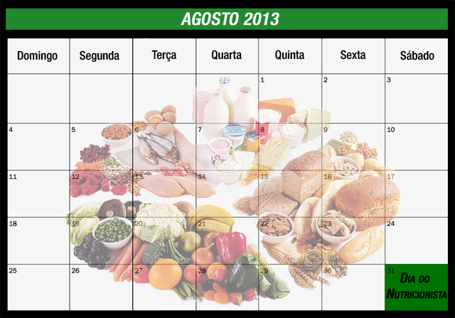 31 de Agosto - Dia do Nutricionista