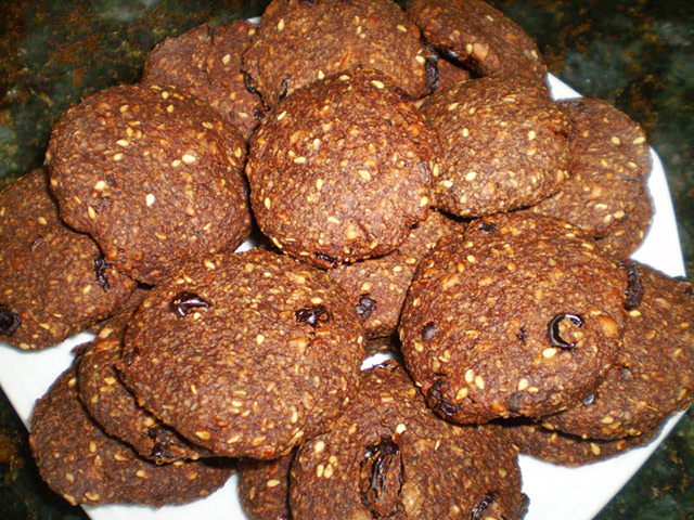 Cookies de Whey Protein. Ficam uma delícia!