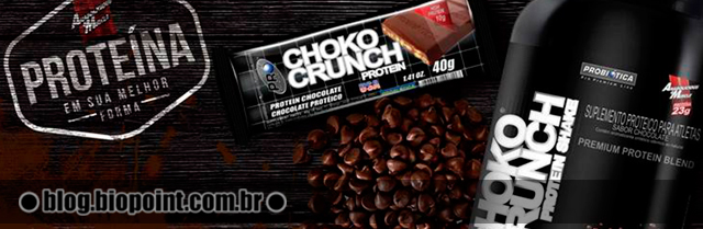 Choko Crunch Protein Shake = Muito mais sabor