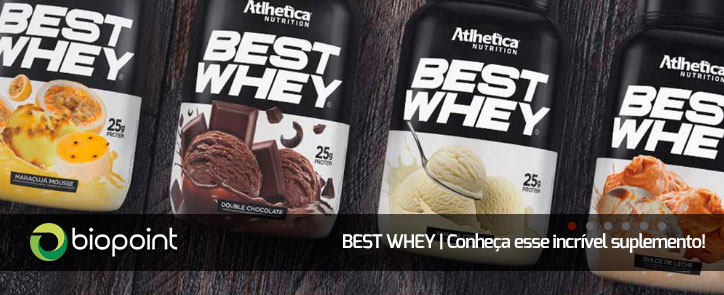 Best Whey | Conheça esse novo suplemento da Atlhetica Nutrition